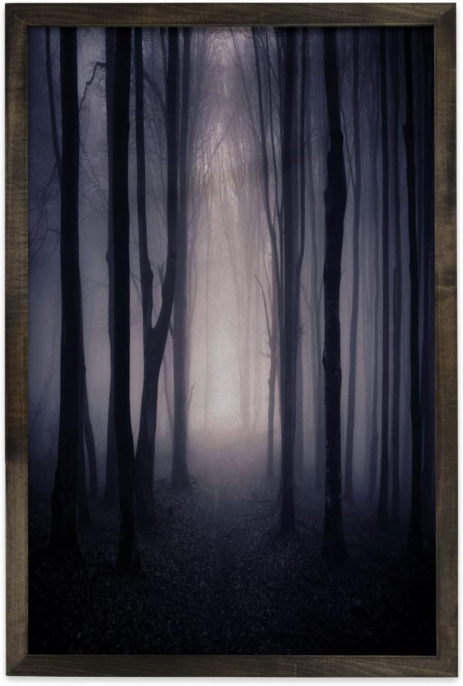 Spooky yet Sacred Dark Haunted Forest Wall Art