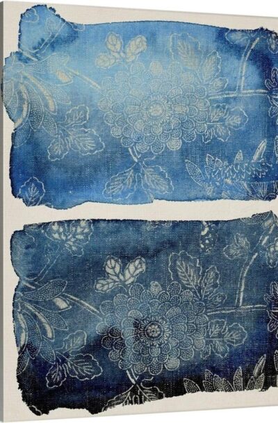 Bright Blue Exotic Islands Blue Bohemian Wall Art by Chariklia Zarris