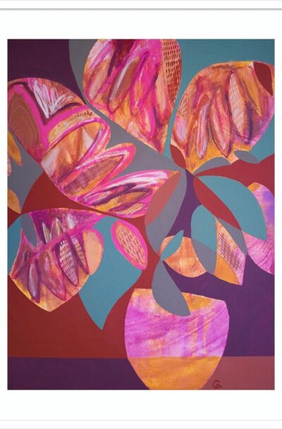 Exquisite yet Beautiful Pink Flowers Wall Art by Gabriela Avila