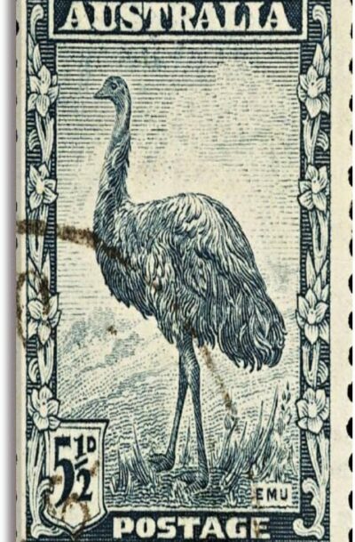 Luxurious Australian Postage Stamp Wall Art