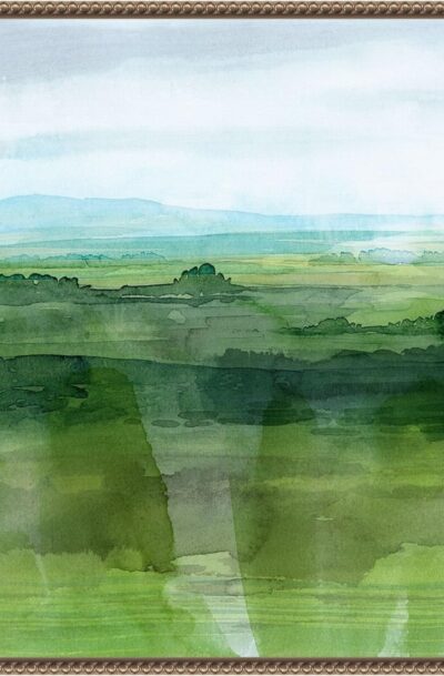 Beautiful Emerald Green Wall Art : Jewel Tone Terrain I by Grace Popp