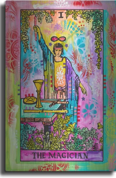 Bright Sacred The Magician Tarot Card Wall Art by Dean Russo