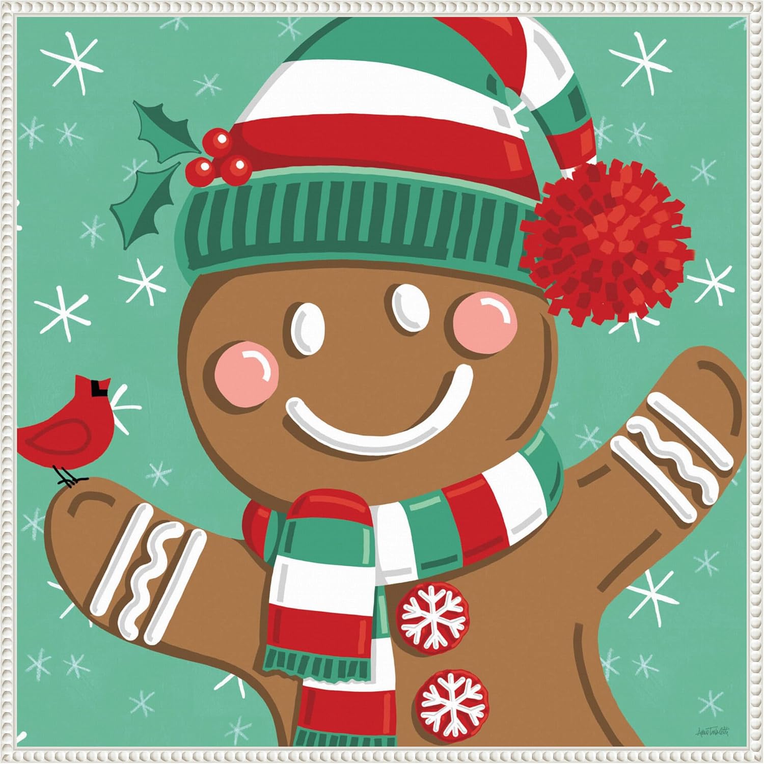 Festive Christmas Wall Decor VIII by Anne Tavoletti