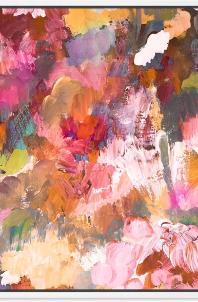 Romantic Petals: Charming Abstract Romantic Wall Art