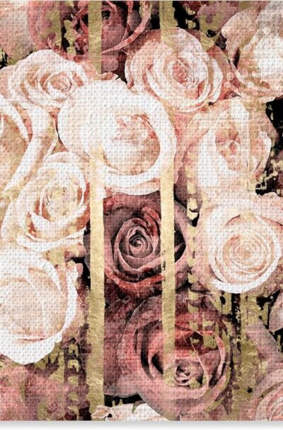 Charming Floral Shabby Chic Romance Wall Art