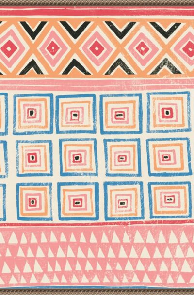 Kuba Colorful - Whimsical Abstract Wall Decor by Kathrine Lovell