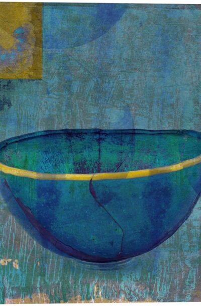 Exquisite Blue Bowl by Elena Ray - Kitchen Bowl Wall Art