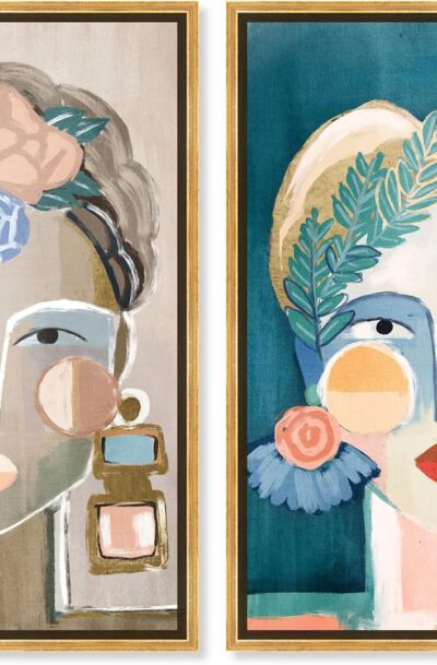 Unforgettable Modern Woman featuring Floral Botanical Wall Art