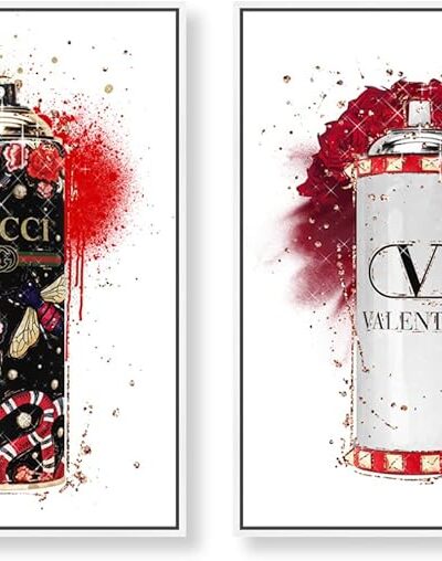 Glam Perfume Wall Art Gorgeous Fashion Glam Spray