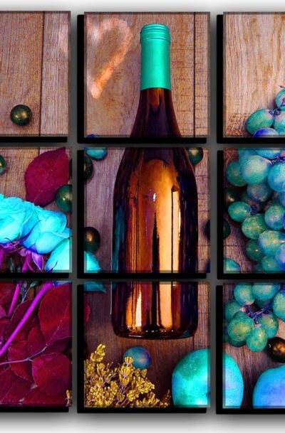 Absolutely Charming Wine Bottle Wall Art Decoration