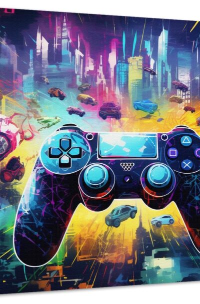 Graffiti Video Gaming Console Wall Art