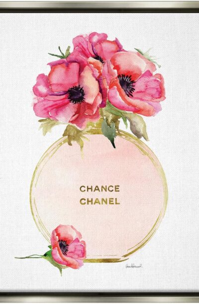 Charming Chic Perfume Bottle Bouquet Wall Art by Amanda Greenwood