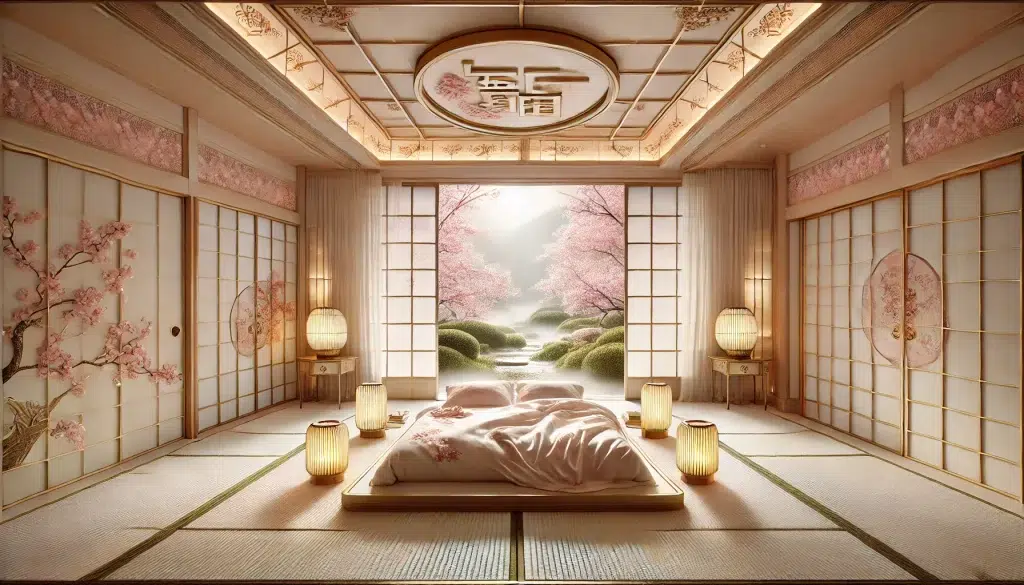 Elegant Japanese Interior Design: Nature-Inspired Home Decor Ideas for a Serene, Floral Haven