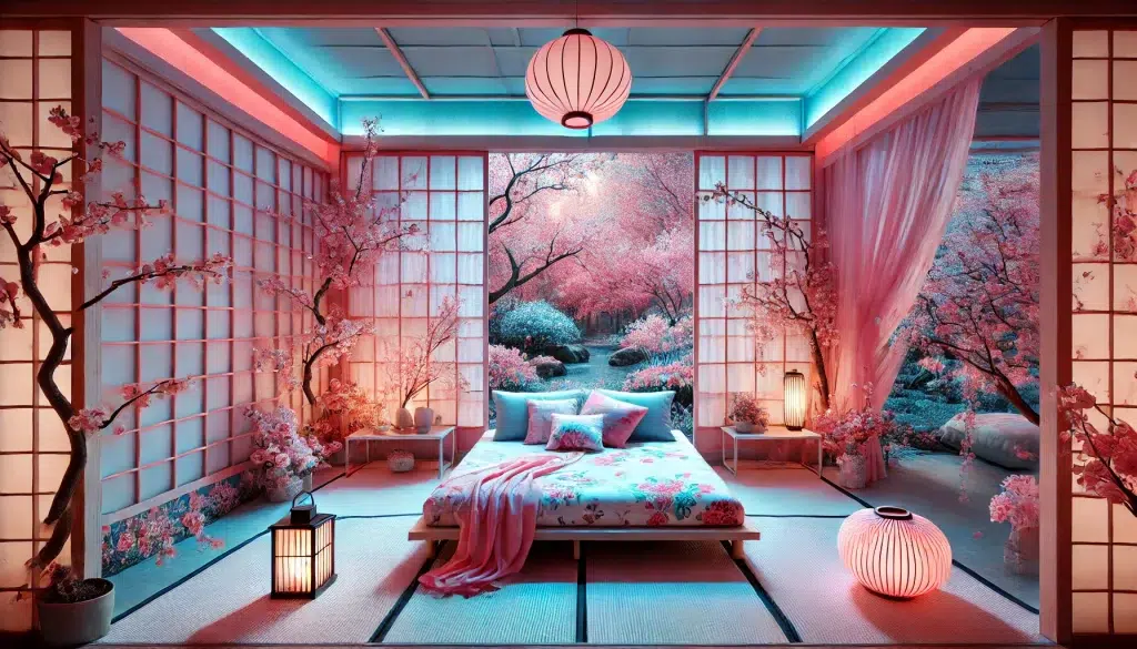 Elegant Japanese Interior Design: Patterns and Prints 