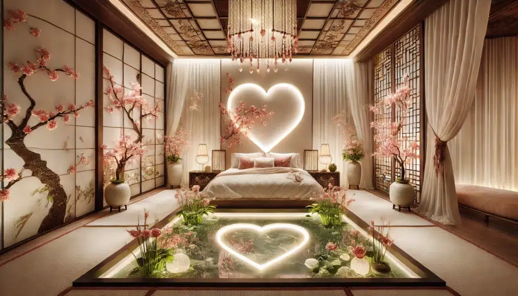 Zen Japanese Dream Bedroom - Romantic Nature Bedroom Retreat