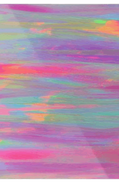 Dreamy Abstract Holographic Metal Wall Decor