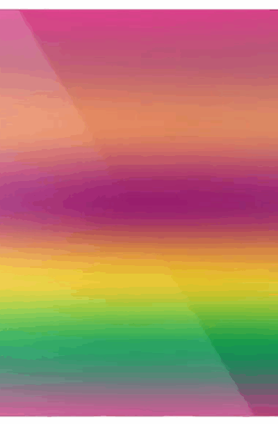 Intense Vibrant Multicolored Gradient Metal Wall Art