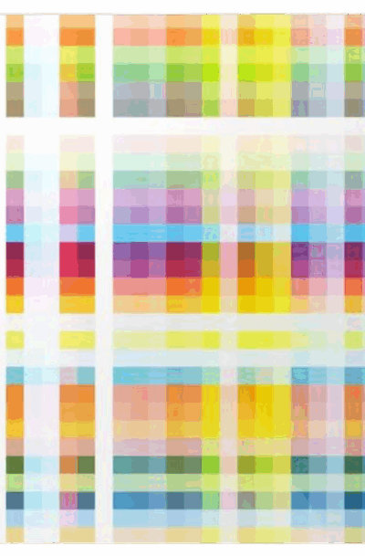 Myling Colorful Abstract Stripes Metal Wall Art