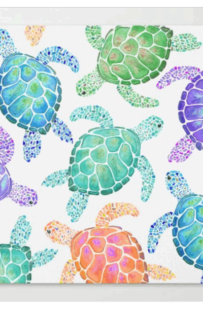 Absolutely Adorable Sea Turtle Wall Art