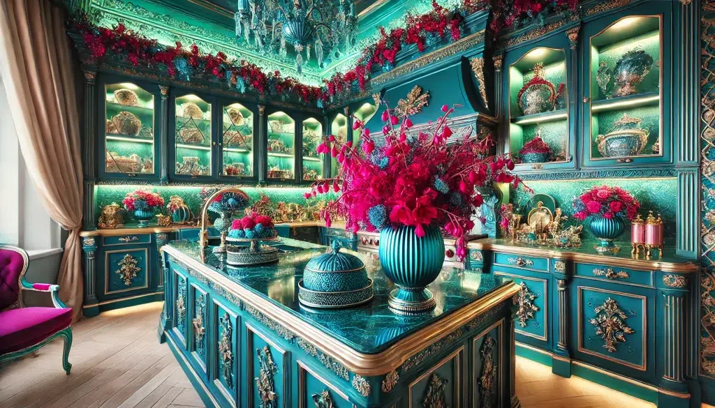 Dreamy Kitchen: Unique Blue Christmas Decor Ideas