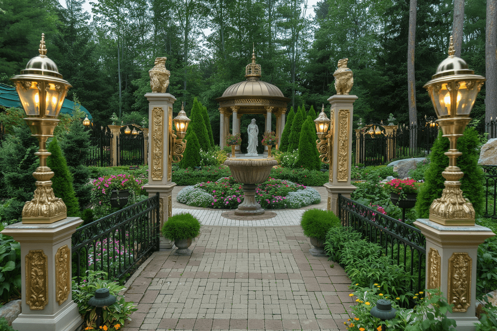 Beautiful Flowers Plants and Botanicals in Russian Revival Interior Design: Garden