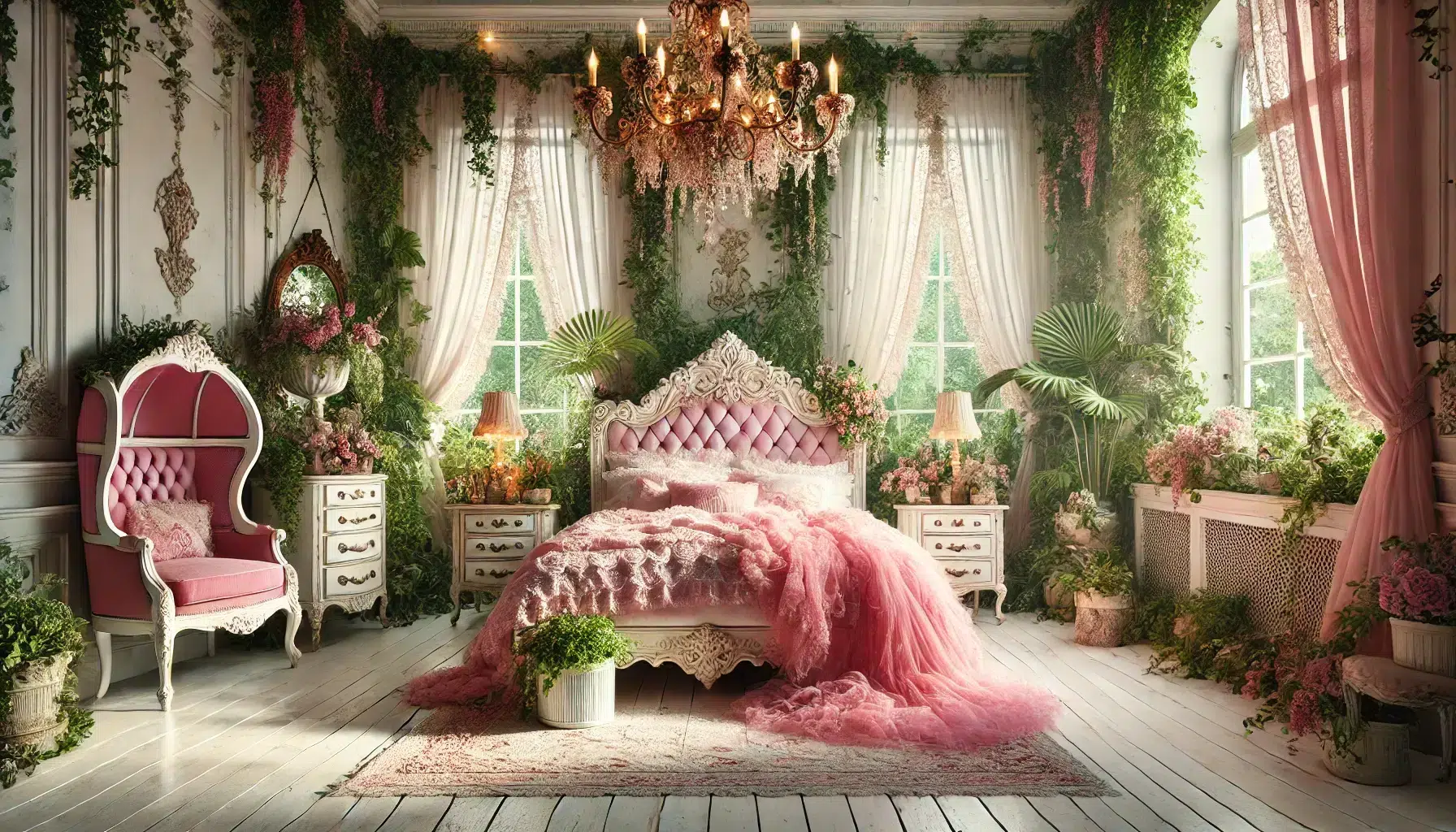 Dreamy Romantic Retreats: 7 Pink Shabby Chic Bedroom Decor Ideas - Home ...