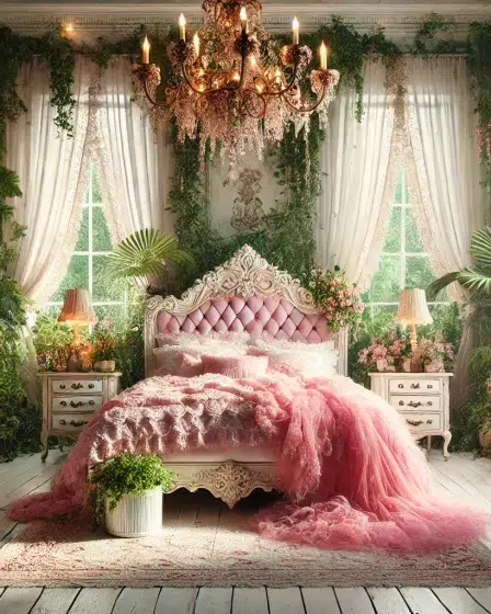Dream Pink Shabby Chic Bedroom Decor Ideas