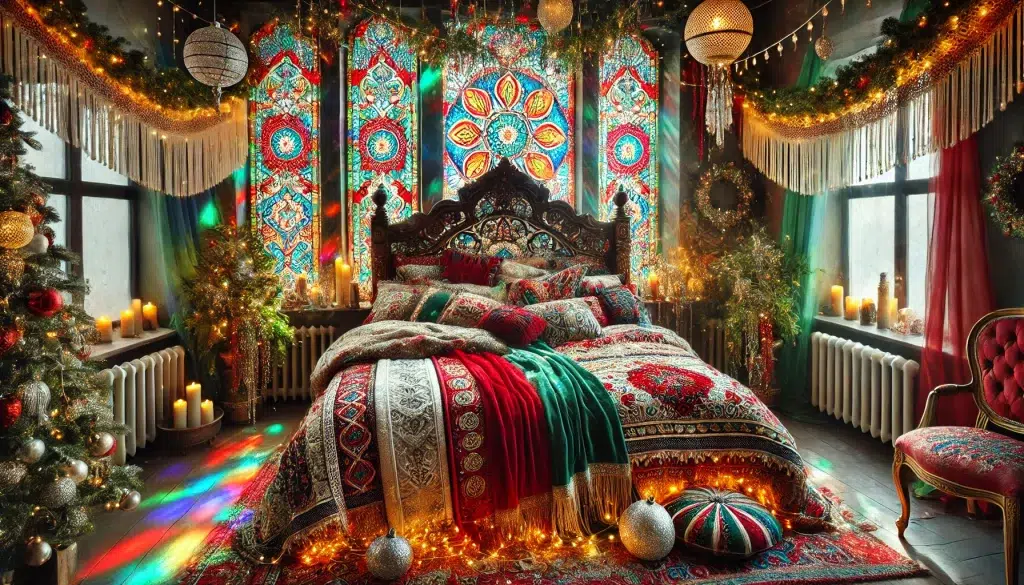 Magical Stained Glass Dream Christmas Decor Idea