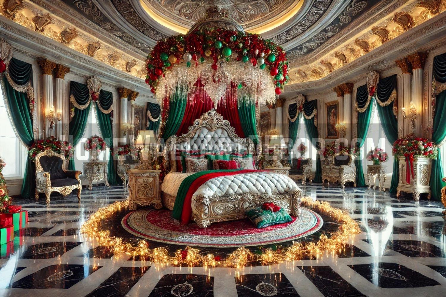 Lavish Christmas Bedroom Decor Inspiration By Pamela Arsena
