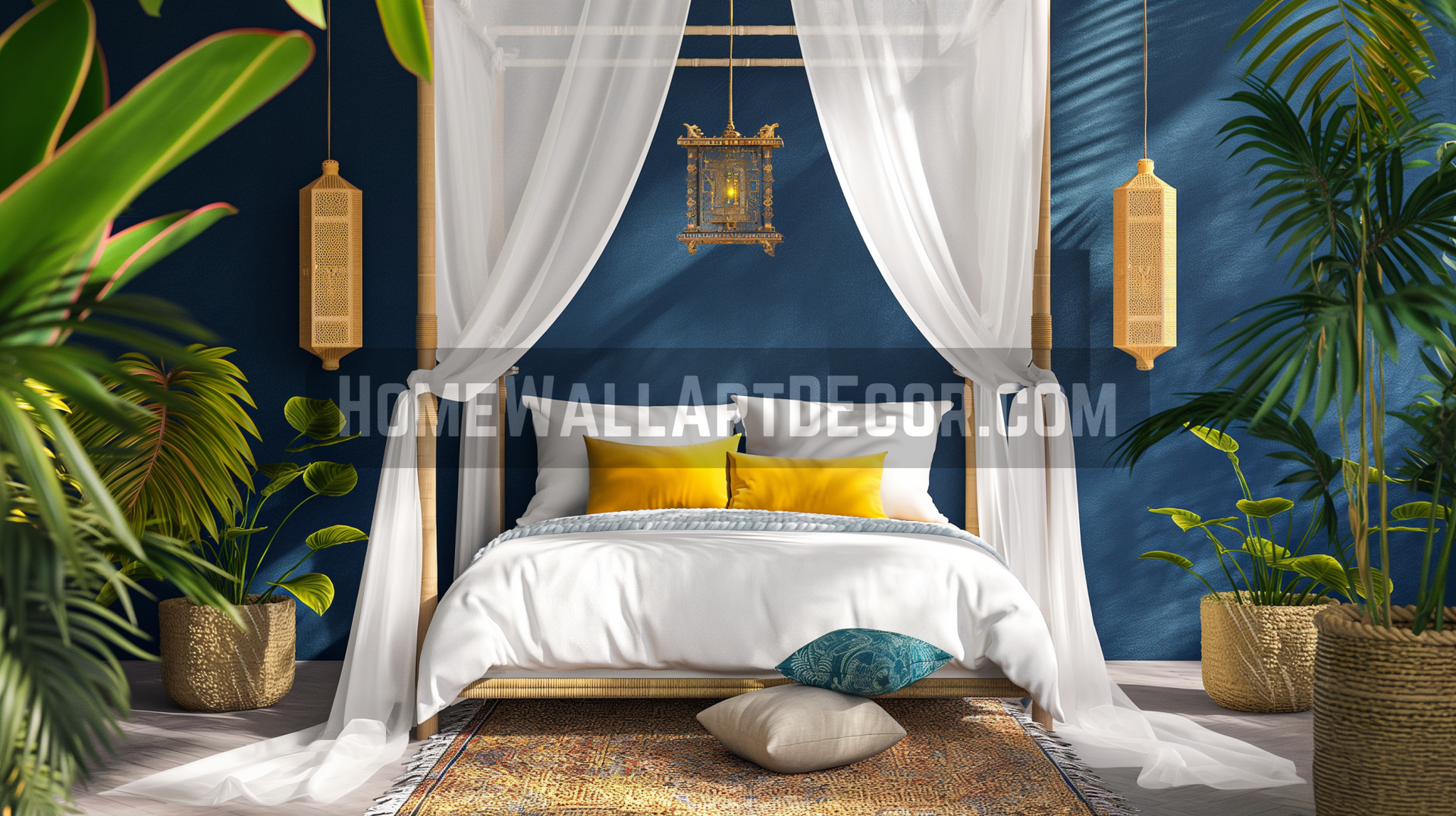 Sophisticated Modern Eclectic Decor Idea for a striking Bedroom