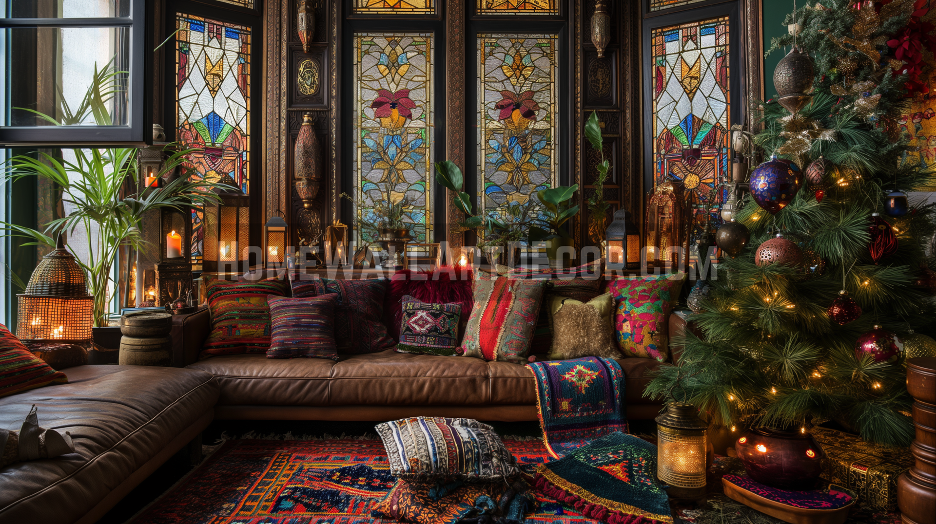 Cozy Bohemian Christmas Decor Ideas