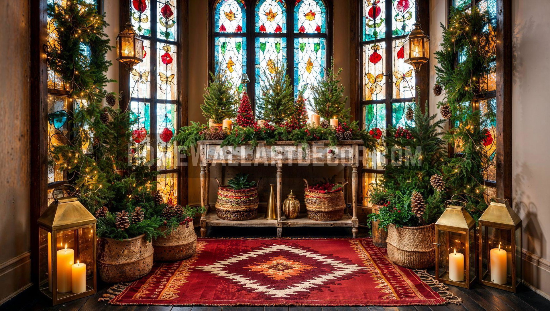 Enchanting Bohemian Christmas Decor Ideas for a Cozy Holiday Corner