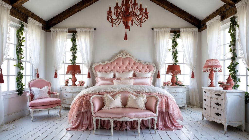Dreamy Romantic Retreats: 7 Pink Shabby Chic Bedroom Decor Ideas - Home ...