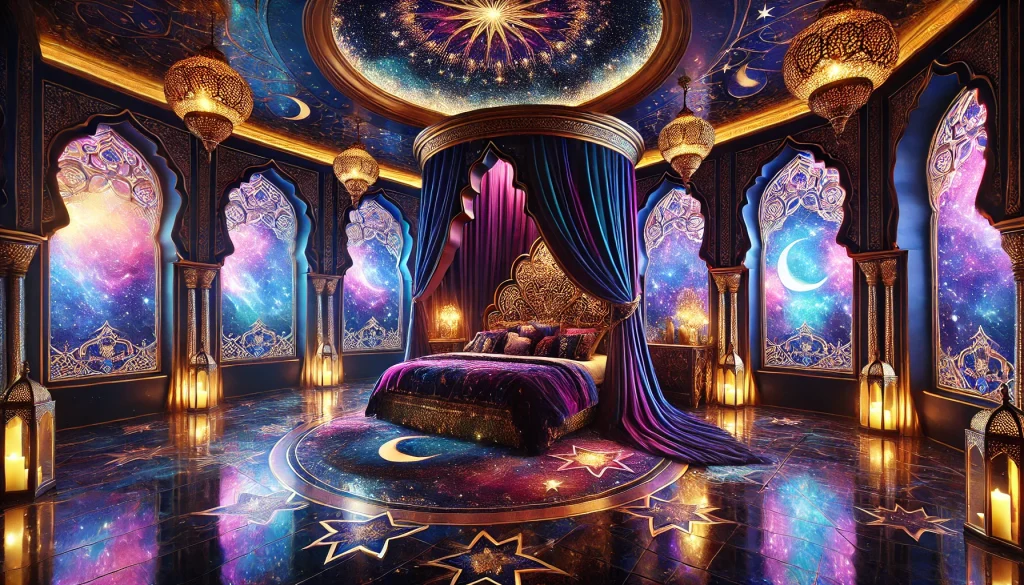 Celestial Moroccan Retreat: A Starlit Haven