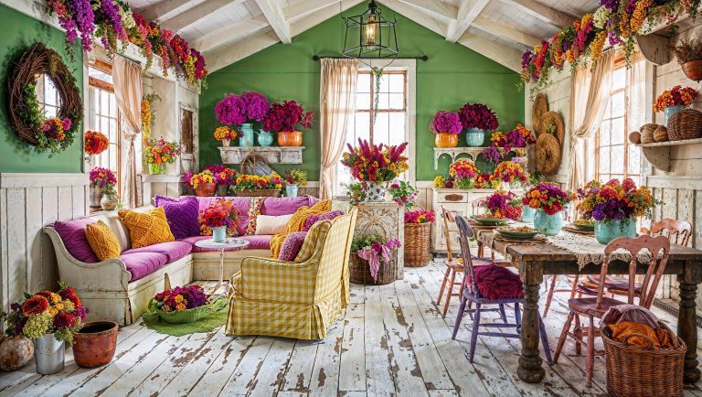 Embrace the Season: 12 Charming Spring Farmhouse Interior Decorating ...