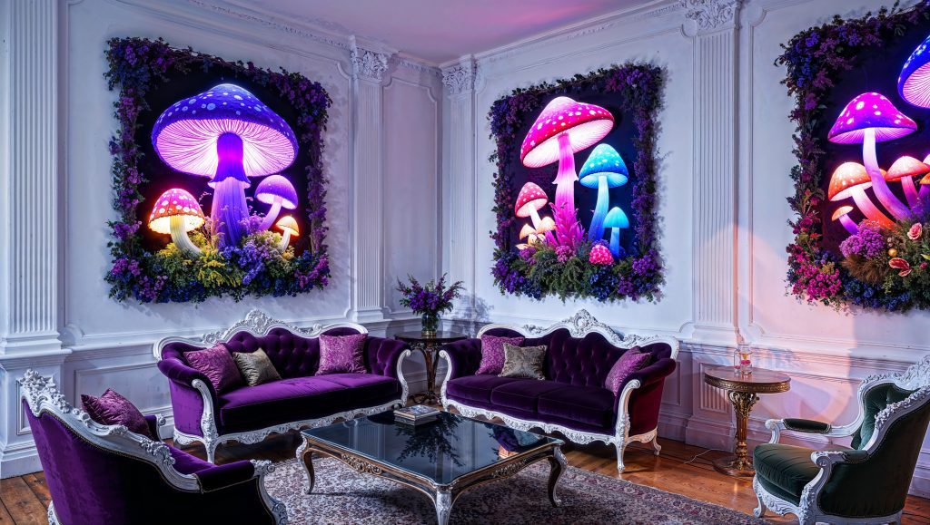 Dreamy Mushroom Living room - Victorian Decor Idea