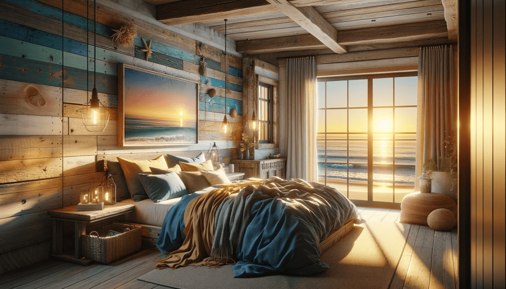 Rustic Shabby Chic Bedroom - Coastal Home Decor Interior Design Ideas