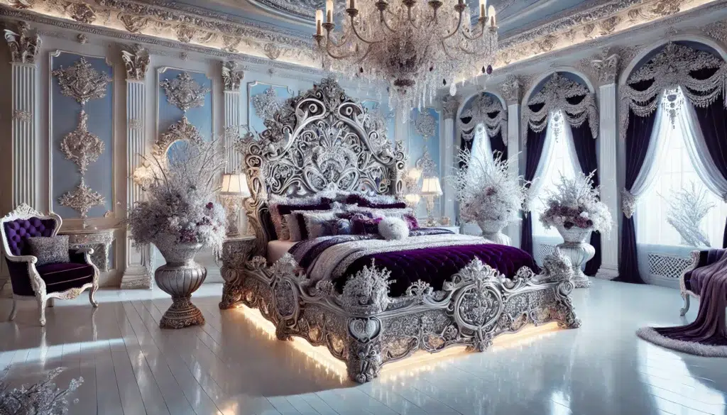 Victorian Winter Wonderland Bedroom