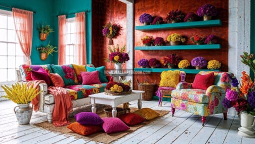 Embrace the Season: 12 Charming Spring Farmhouse Interior Decorating ...