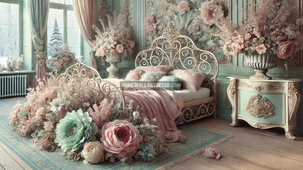 Pastel Bliss - Dreamy Floral Victorian Decor Idea