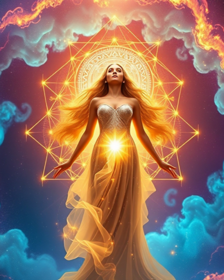 Mystical Printable Cosmic Portal Wall Art Downloads by Pamela Arsena