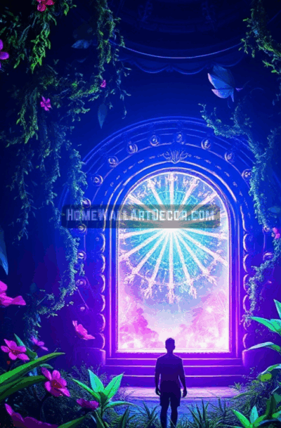 Otherworldly Printable Cosmic Portal Wall Art by Pamela Arsena