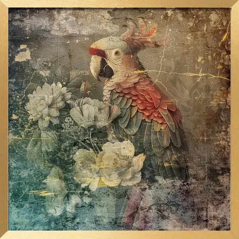 Floral Eclectic Wall Art - Animal Eclectic Wall Art - Bird Eclectic Wall Art