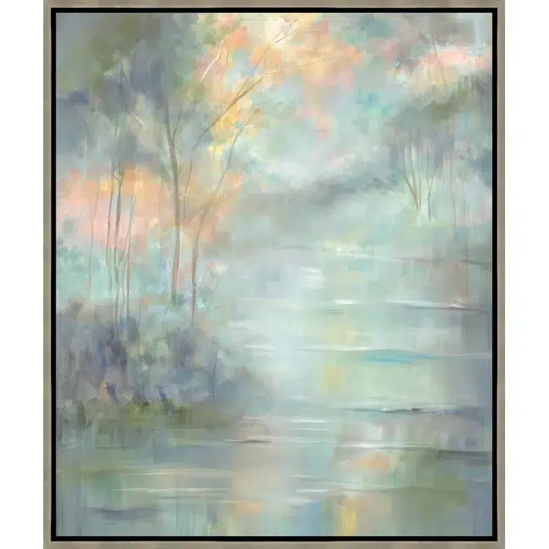 Rio Turquesa – Serene and Dreamy Eclectic Wall Art for a Tranquil Space