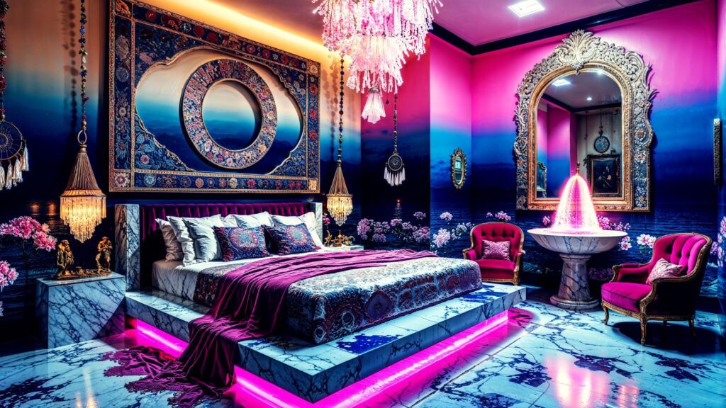 100+ Bold Dopamine Ombre Bedroom Ideas for 2025 Vibrant Gradients with Lowe's Top Shades