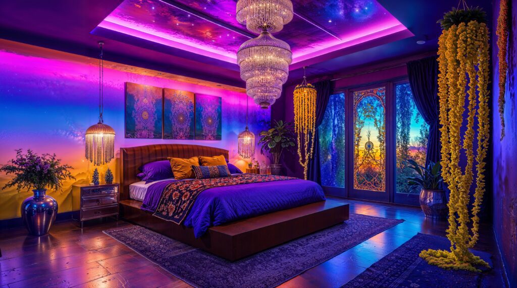Mastering Bold Color Palettes in My Moroccan Boho Bedroom