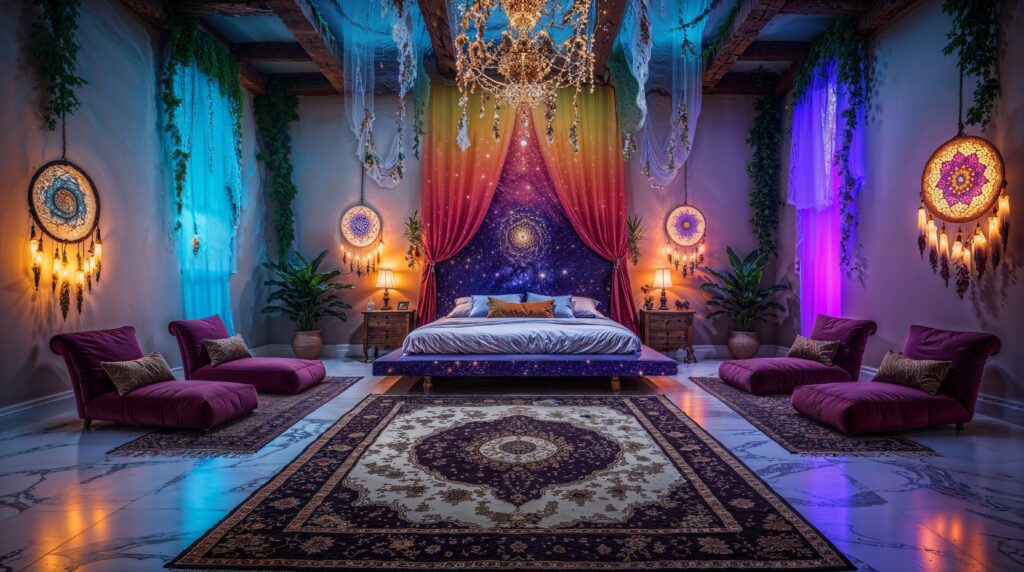 Ombre Bedroom Ideas Rainbow Cosmic Galaxy Dreams Glow!