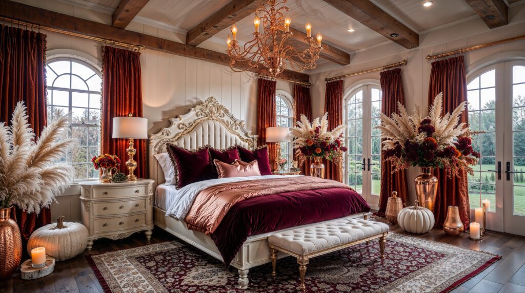 Rustic Dream Fall Bedroom - Dream Fall Bedroom Rustic Burgundy Estate