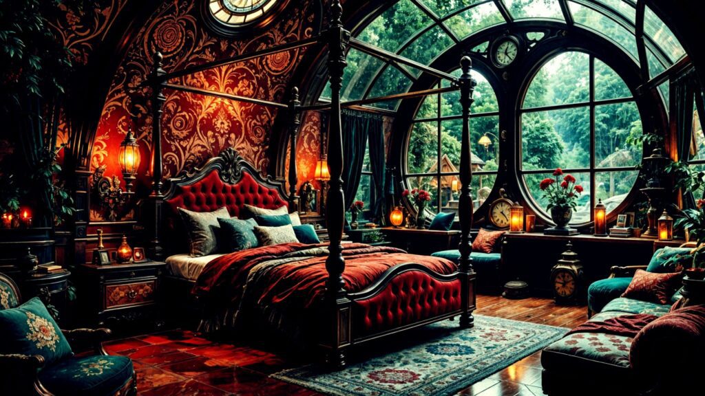 Cherry Red Bedroom Ideas - Dream Dome Bedroom