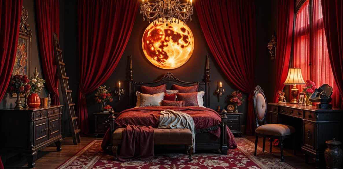 Beyond Orange & Black 50+ Bold Aesthetic Halloween Interiors to Inspire You in 2025
